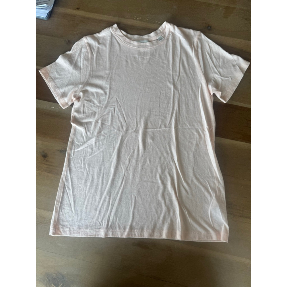Vince Women's Pink Peach Short Sleeve Crew Neck Tee XS
